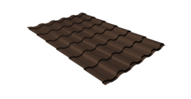 Профиль волновой кредо 0,45 Drap RAL 8017 шоколад