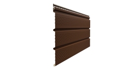 Софит Docke Premium, T4 с полной перфорацией, каштан