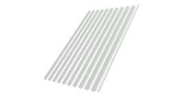 Профнастил С21R 0,7 PE RAL 9003 сигнальный белый