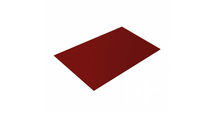 Плоский лист 0,45 PE RAL 3011 коричнево-красный