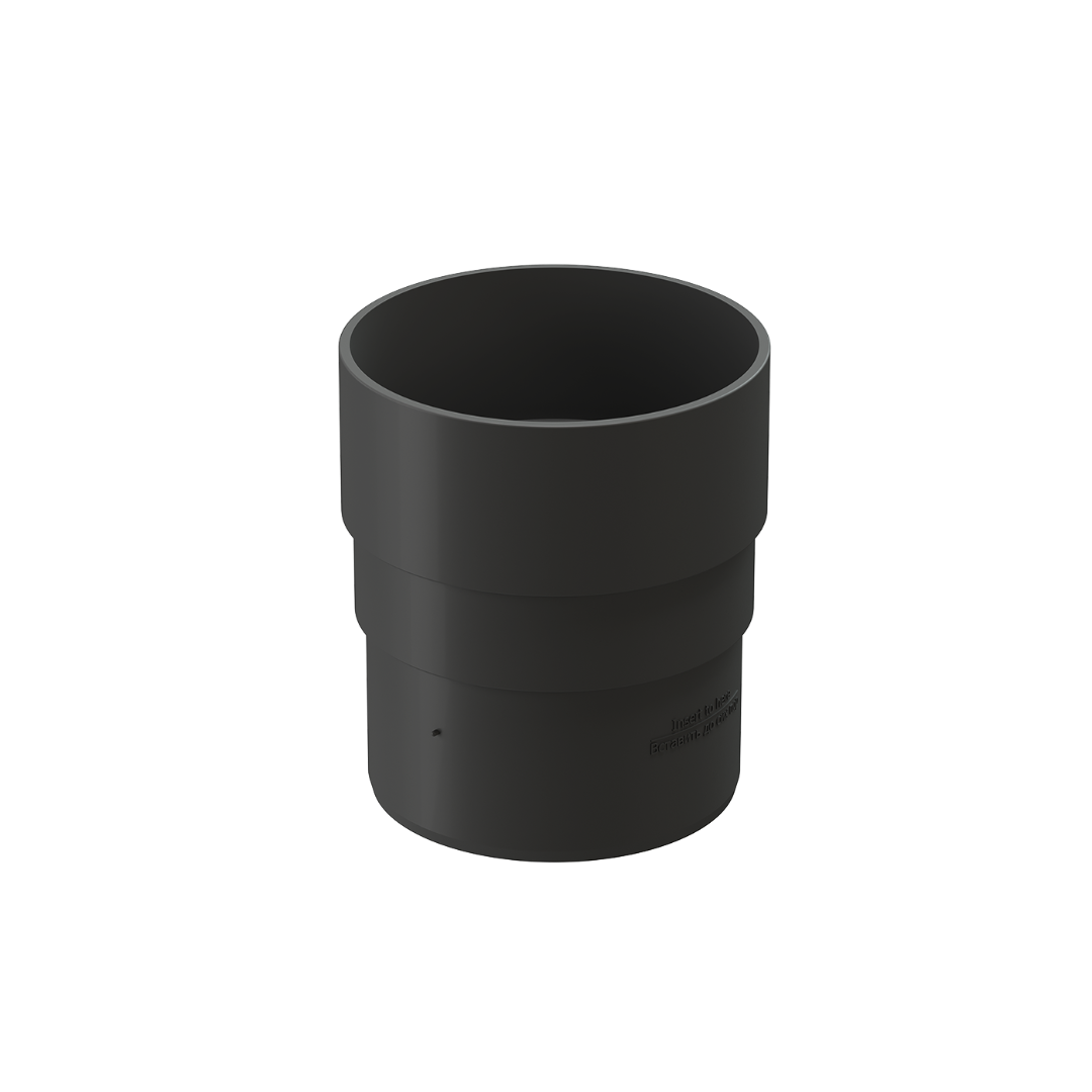 Муфта соединительная для водостока Premium, графит