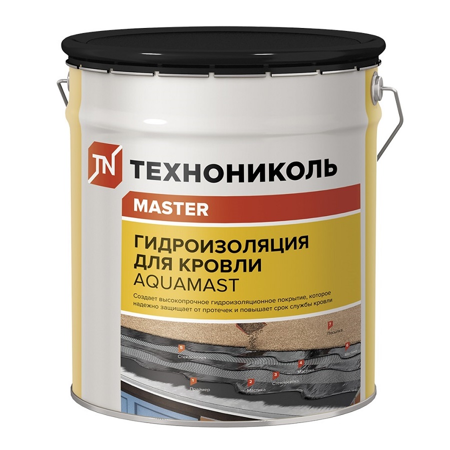 Мастика Технониколь AquaMast для кровли, 18 кг