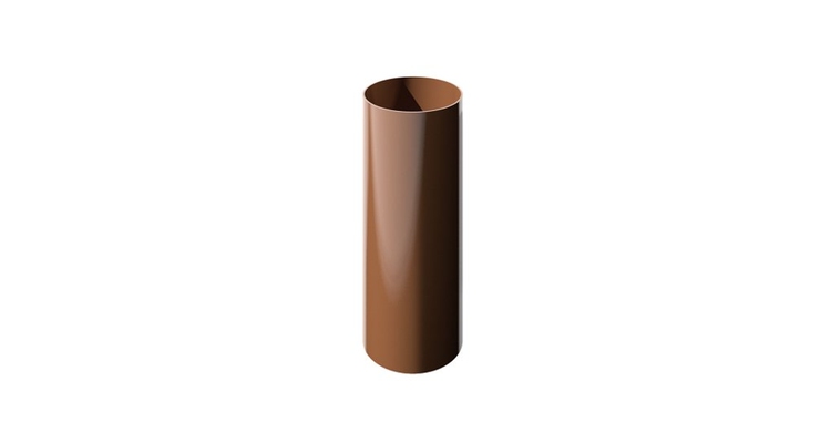 Труба водосточная 3 м Технониколь ПВХ 125/82 мм, коричневый
