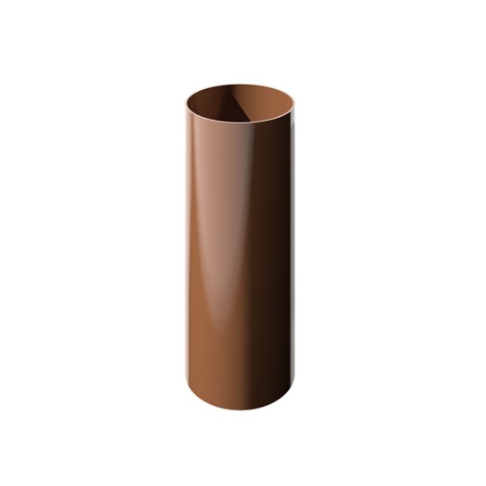 Труба водосточная 3 м Технониколь ПВХ 125/82 мм, коричневый