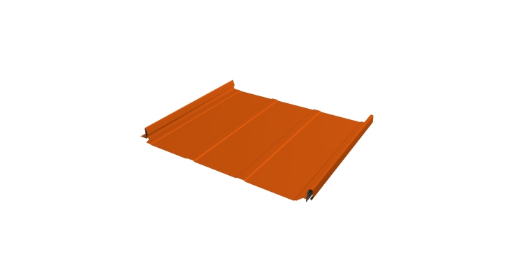 Кликфальц Pro Line Grand Line 0,45 PE с пленкой на замках RAL 2004 оранжевый