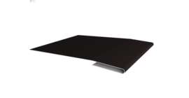 Планка начальная 0,45 PE с пленкой RAL 9005 черный (2м)