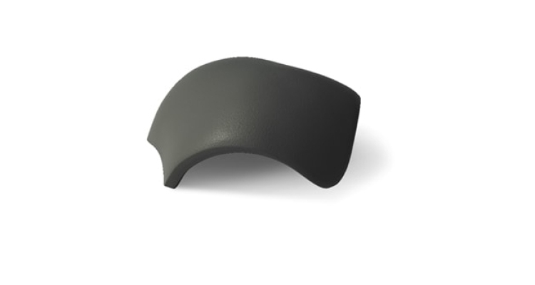 Вальмовая черепица без зажимов Braas, черный