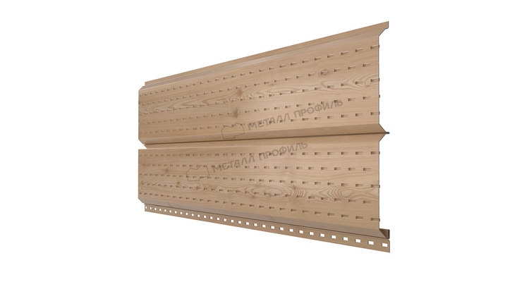 Софит Металл Профиль Lбрус-15х240 (ECOSTEEL_T-12-Орех-0.45)