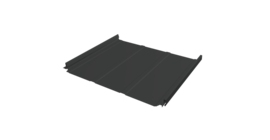 Кликфальц Pro Line Grand Line 0,45 Drap TX с пленкой на замках RAL 7016 антрацитово-серый