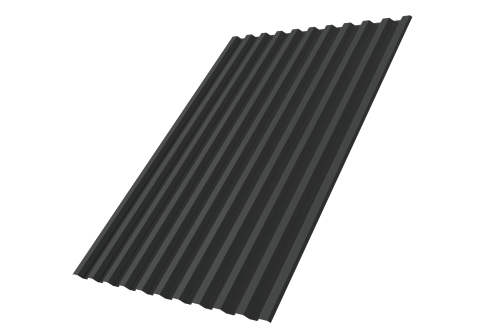 Профнастил С21R 0.45 PE-Double RAL 7016 антрацитово-серый