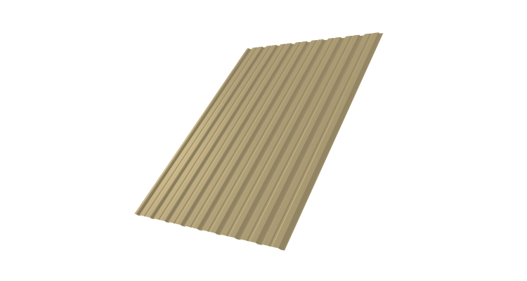 Профнастил С10В 0.4 PE RAL 1014 слоновая кость