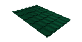 Металлочерепица классик Grand Line 0,45 PE RAL 6005 зеленый мох