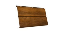 ЭкоБрус 3D 0,345 GL 0.45 Print Elite с пленкой Golden Wood TwinColor