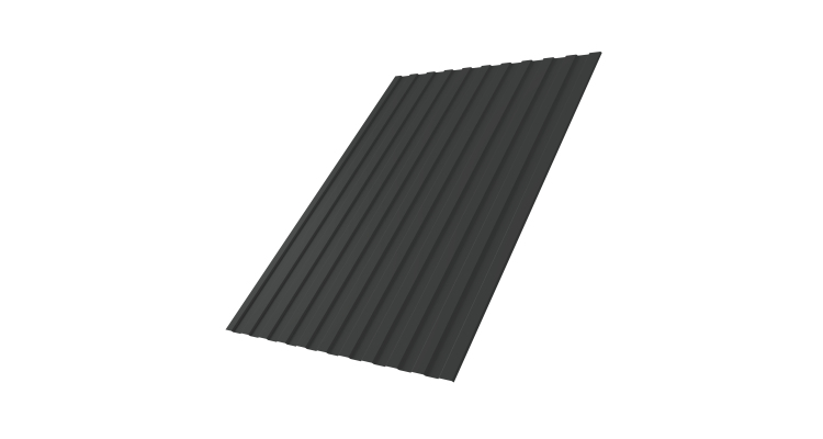 Профнастил С8A 0,5 Velur X RAL 7016 антрацитово-серый