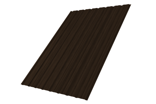 Профнастил С10B 0.45 Print Elite с пленкой Coffee Wood TwinColor