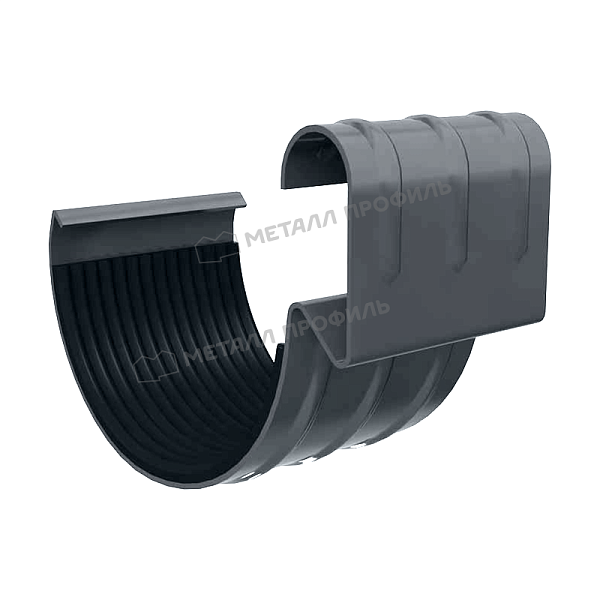 Соединитель желоба Металл Профиль GS lite D125 RAL 7024