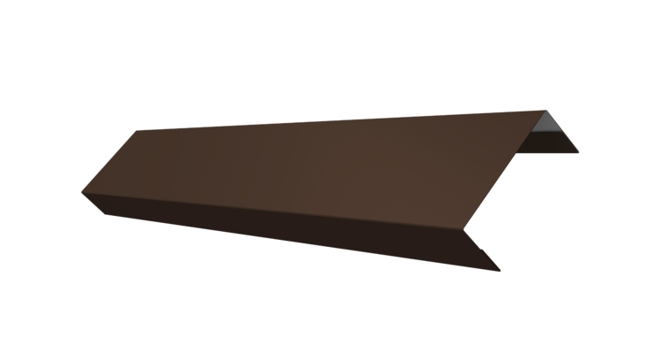 Ламель лицевая 50 забора жалюзи Texas 0.5 Velur X с пленкой RAL 8017 шоколад