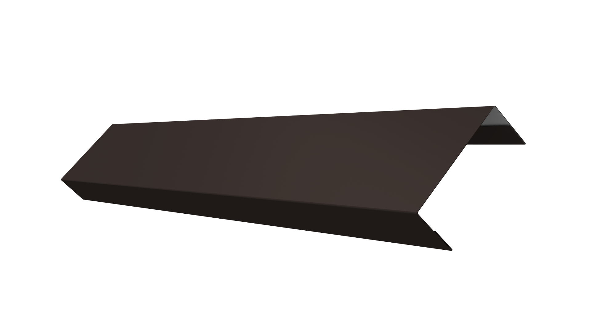 Ламель обратная 50 забора жалюзи Texas 0.5 Satin Matt TX RR 32 темно-коричневый