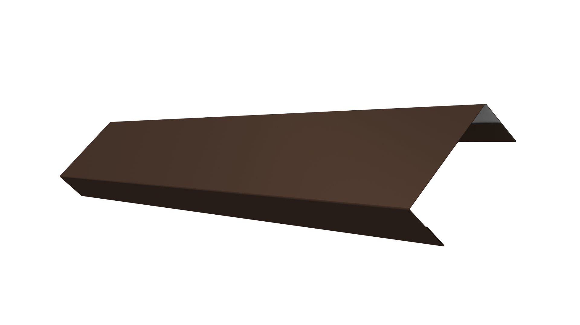 Ламель обратная 50 забора жалюзи Texas 0.5 Satin Matt с пленкой RAL 8017 шоколад