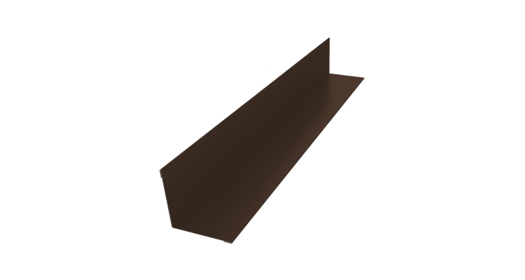 Угол внутренний 50х50 0,45 Drap TwinColor RAL 8017 шоколад (2м)