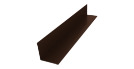 Угол внутренний 30х30 0,45 Drap TX RAL 8017 шоколад (3м)