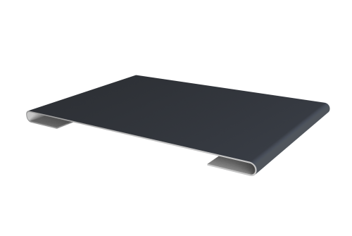 Планка стыковочная 0,45 Drap TX RAL 7024 мокрый асфальт (3м)