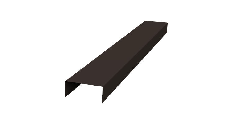 Крышка 30х20 жалюзи Texas 0,5 Rooftop Бархат RR 32 темно-коричневый (3м)