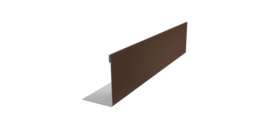 Нащельник 150 Texas 25х35 0,45 Drap ST RAL 8017 шоколад (L1,8)