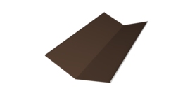 Планка ендовы нижней 300х300 0,45 Drap TR RAL 8017 шоколад (3м)