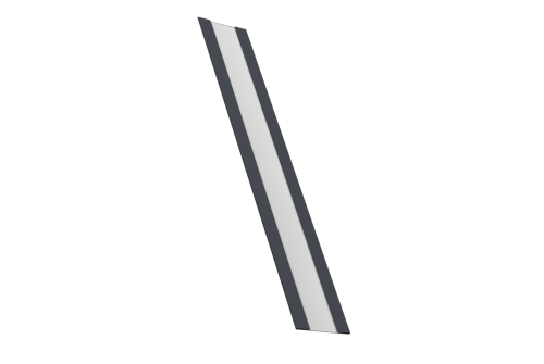 Крепежная планка жалюзи Milan, Milan Slim, Tokyo 0,45 Drap RAL 7024 мокрый асфальт (1,8м)