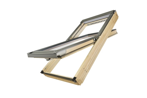 Окно мансардное FAKRO FTP-V U3 WiFi 66х140 (однокамерное, автоматическое управление)